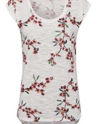LASCANA T-Shirt mit floralem Allover-Druck