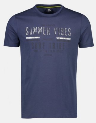 LERROS T-Shirt "Summer Vibes" mit Rundhalsausschnitt und Print