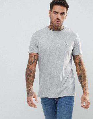Lacoste - Graues T-Shirt mit Logo