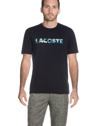 Lacoste T-Shirt, Kurzarm, Rundhals blau