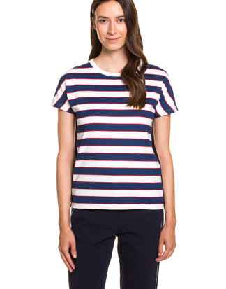 Lacoste T-Shirt, Rundhals, Regular Fit bunt