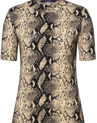 Laurèl T-Shirt mit allover Animalprint