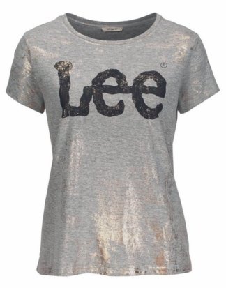 Lee® T-Shirt mit coolem Glitzer-Logo