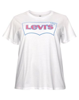 Levi's® Plus T-Shirt "Perfect Tee" mit zweifarbigem Print