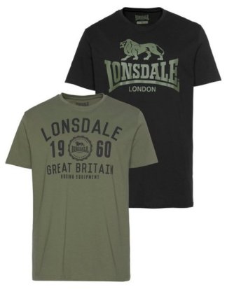 Lonsdale T-Shirt "BANGOR" (Packung, 2-tlg., 2er-Pack)