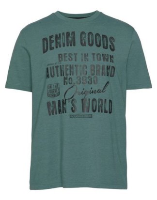 Man's World T-Shirt in melierter Optik