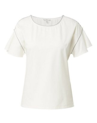 Mavi T-Shirt "FRILL SLEEVE TOP" Lockere Ärmel