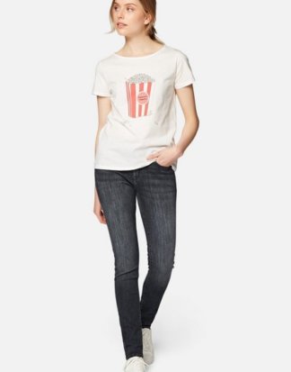 Mavi T-Shirt "POPCORN TEE" Bedrucktes Shirt