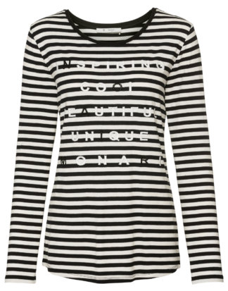 Monari Shirt, Langarm, Rundhals bunt
