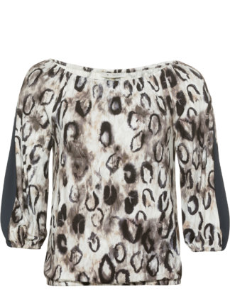 Monari Shirt Leodruck Allover bunt