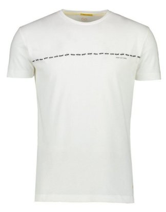 NEW IN TOWN T-Shirt "Ant trail" unifarben, aus ökologischer Baumwolle