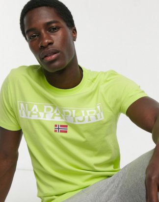 Napapijri - Saras - T-Shirt in Gelb