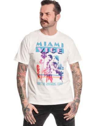 Nastrovje Potsdam T-Shirt "Miami Vice Don't Do Anything Stupid T-Shirt"