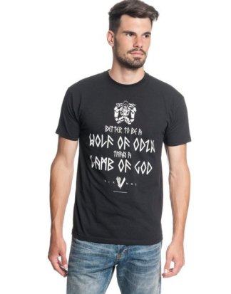 Nastrovje Potsdam T-Shirt "Vikings Wolf Of Odin"