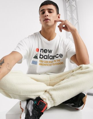 New Balance - Athletics Trail - Weißes T-Shirt