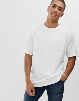 New Look - Weißes, übergroßes T-Shirt