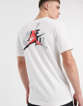 Nike Jordan - Jumpman Air - T-Shirt mit Logo in Weiß