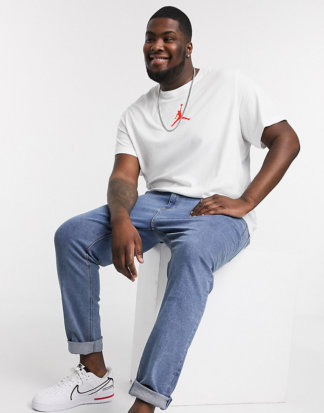 Nike - Jordan Plus - Weißes Jumpman-T-Shirt