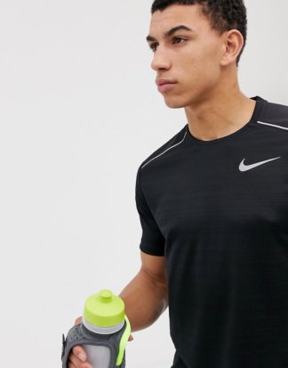 Nike Running - Miler - Schwarzes T-Shirt