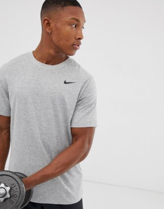 Nike Training - Dri-FIT 2.0 - Graues T-Shirt-Schwarz