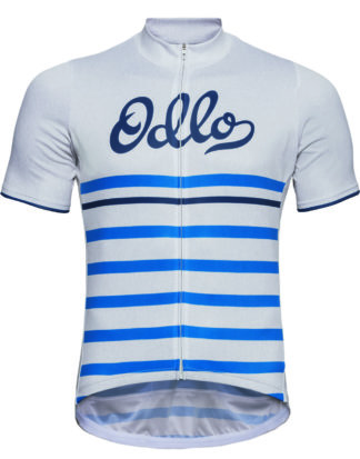 Odlo Biking-Shirt Element, Kurzarm, Stehkragen grau