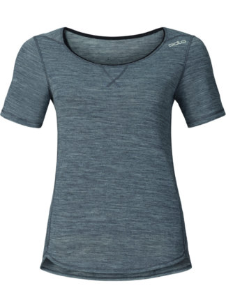 Odlo T-Shirt, Kurzarm, Rundhals grau
