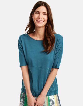 Oversize-Shirt Blau 36/S