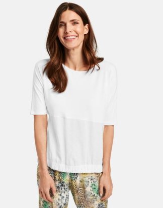 Oversize-Shirt Weiss 40/M