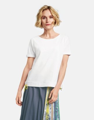 Oversize Shirt organic cotton Weiss 36/S