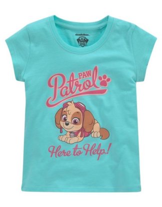 PAW PATROL T-Shirt "HERE TO HELP" Print mit SKYE