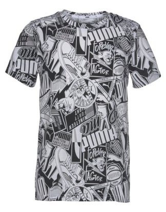 PUMA T-Shirt "ALPHA ALLOVERPRINT TEE BOY"