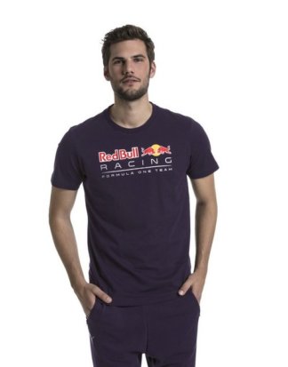 PUMA T-Shirt "Red Bull Racing Herren Logo T-Shirt"