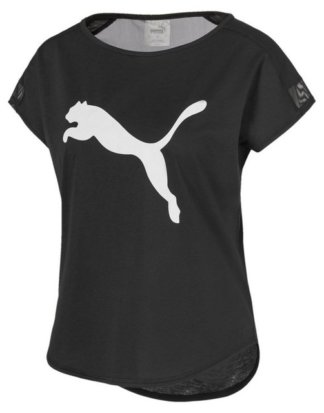 PUMA T-Shirt "Studio Mesh Cat Damen Training T-Shirt"