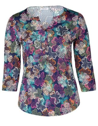 Paprika Print-Shirt "T-Shirt mit Klee-Print aus kühlendem Material"