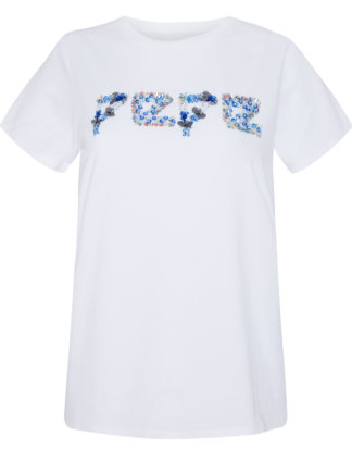 Pepe Jeans T-Shirt Ada, Rundhals weiß