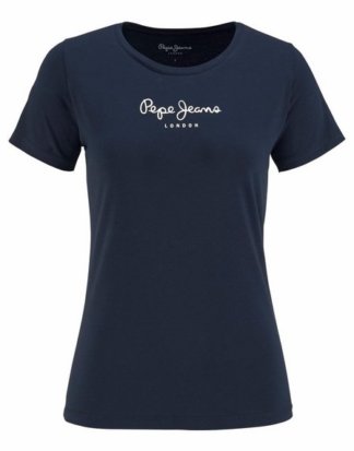 Pepe Jeans T-Shirt "NEW VIRGINIA" mit Logo-Print