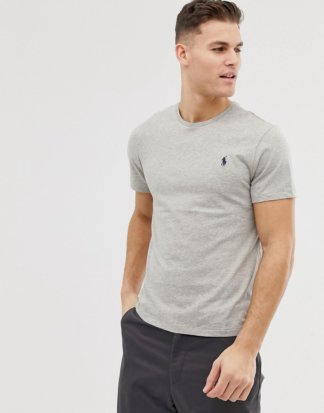 Polo Ralph Lauren - Schlichtes T-Shirt mit Rundhalsausschnitt in Grau
