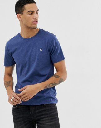 Polo Ralph Lauren - T-Shirt in hellem Blaugrau mit Rundhalsausschnitt
