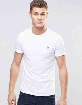 Polo Ralph Lauren - T-Shirt mit Rundhalsausschnitt in Weiß