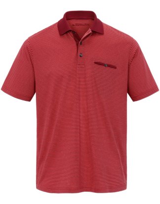 Polo-Shirt E.Muracchini rot Größe: 48