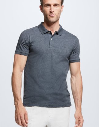 Polo-Shirt J-Cayden, dunkelblau melange