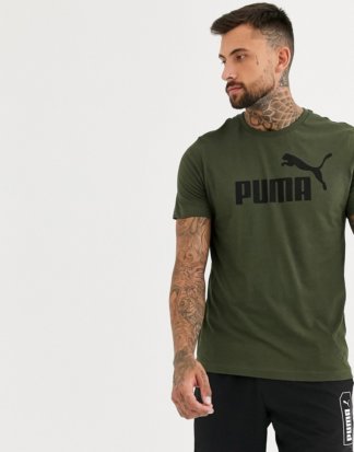Puma - Essentials - T-Shirt in Grün
