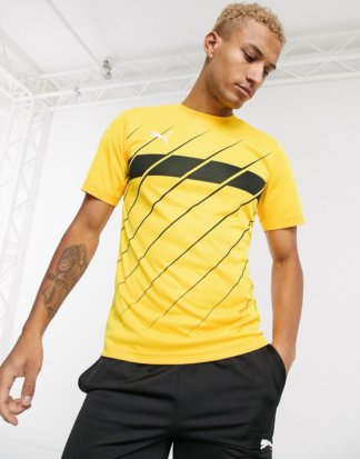 Puma - Football - Gelbes Grafik-T-Shirt