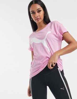 Puma - T-Shirt mit Logo-Rosa