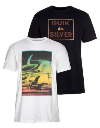 Quiksilver T-Shirt "FIN INTENT FLAXTON PACK" (2er-Pack)