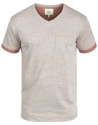 REDEFINED REBEL V-Shirt "Moses" Kurzarmshirt mit Brusttasche