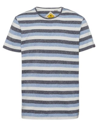 ROADSIGN australia T-Shirt "City Vibes" Streifen in Melange-Optik