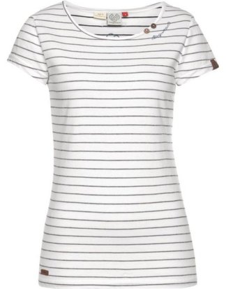 Ragwear T-Shirt "METE" gestreifter Urban Steetwear-Style