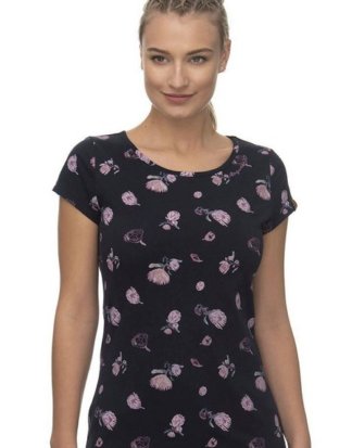 Ragwear T-Shirt "MINT FLOWERS" mit Multicolor-Allover-Print
