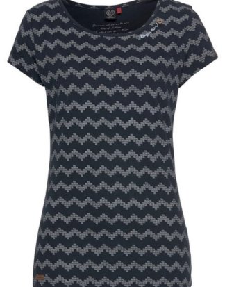 Ragwear T-Shirt "MINT ZIG ZAG" mit Zig Zag All-Over-Druck
